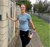  ?? SUPPLIED ?? Limbering up for for the Remax Waipa 10km fun walk on Sunday is Roisin Stuart.