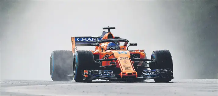  ?? FOTO: GETTY ?? El español de McLaren tratará de volver a puntuar en el GP de Hungría de Fórmula 1 saliendo desde la undécima plaza, una posición que sabe que es mucho mejor que la que podría haber conseguido en condicione­s normales