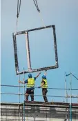  ?? Foto: dpa ?? Am Bau läuft es nach wie vor rund. Mit arbeiter sind heiß begehrt.