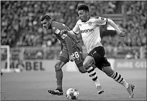  ??  ?? Borussia Dortmund wil maar liefst 130 miljoen euro voor Jadon Sancho. (Foto: Goal)