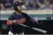  ?? TONY DEJAK — ASSOCIATED PRESS ?? Jose Ramirez is batting .321 this season for the Indians.