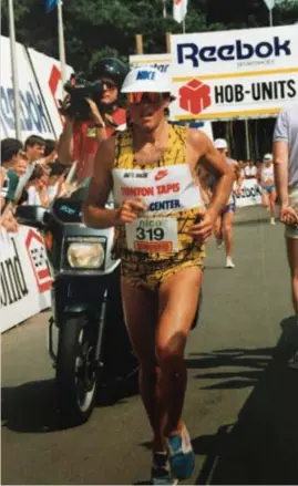  ?? Foto HBVL ?? Didier Volckaert was een succesvoll­e triatleet. Hij behaalde een Belgische titel op de halve afstand en twee zilveren EK-medailles.
