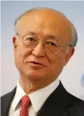  ?? (Heinz-Peter Bader/Reuters) ?? YUKIYA AMANO