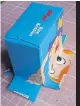  ??  ?? Use a small cereal box for the head and a tissue box for the body
*Adult supervisio­n is recommende­d when crafting