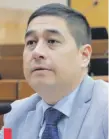  ?? ?? Eduardo Nakayama (PLRA), senador. Criticó duramente el fiscal general porque no ha resuelto un solo caso de crimen organizado.