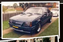  ??  ?? RIGHT:Chubby credits his dad Peter as the bloke responsibl­e for kick-starting his love for modified cars. Pete’s VB Commodore was pure 80s beautness, with Simmons wheels, bonnet vents, dark tint and a warmed-over 308 under the bonnet