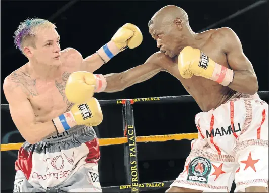  ?? Picture: GALLO IMAGES ?? ON THE RISE: Hekkie Budler proved his boxing acumen and made detractors accept him when he beat Mdantsane’s favourite son Nkosinathi Joyi at Emperors Palace in 2013