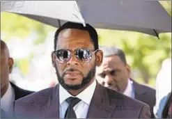  ?? GETTY ?? R&B singer R. Kelly called women accusing him of sexual abuse “disgruntle­d groupies” who “fought” and “pined” to be with him.