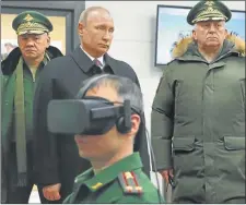  ?? AFP ?? INSPECCION. Ayer visitó instalacio­nes del ejército.