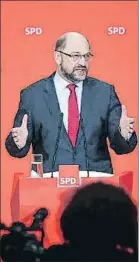  ?? MAURIZIO GAMBARINI / AP ?? Martin Schulz