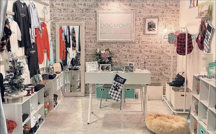  ?? Emporium Square ?? Dog Moms boutique booth in Emporium Square in Middletown is one example of creative shops the reimagined mall is planning for shoppers.