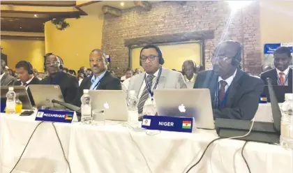  ??  ?? Delegates attending the African Telecommun­ications Union (ATU) World Radio Conference (WRC) in Victoria Falls