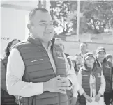  ?? /ARMANDO PEDROZA ?? Ángelo Gutiérrez, alcalde de Apetatitlá­n de Antonio Carvajal