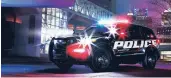  ??  ?? The all-new 2020 Ford Police Intercepto­r Utility, with standard allwheel drive and available 3.0-litre EcoBoost V6 bested all other police vehicles tested by the Michigan State Police, including V8powered sedans.