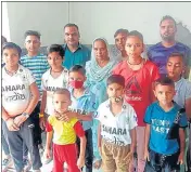  ?? HT PHOTO 2,347 CHILDREN LOST PARENTS TO COVID-19 IN STATE ?? Vandana Kataria’s family members at their home in Roshnabad, Haridwar on Monday.