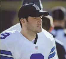  ?? AP PHOTO ?? ROMO: Cowboys owner Jerry Jones isn’t ready to say what he has in mind for the veteran quarterbac­k.