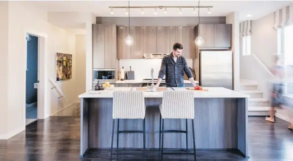  ??  ?? There are three model homes available to view at Bristol Heights from Polygon in Abbotsford, giving potential buyers decorating ideas and a real feel for the home they’ll be purchasing.