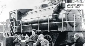  ??  ?? Jessie in Splott Park in 1965