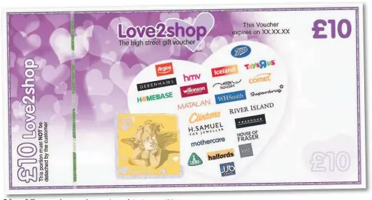  ?? Love 2 Shop vouchers can be won in our latest competitio­n ??