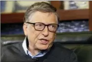  ??  ?? Microsoft co-founder and Berkshire Hathaway board member Bill Gates says he wants to end malaria in his lifetime and will raise his donations toward that goal by 30 percent, to more than $200million per year.