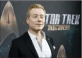  ?? PHOTO BY CHRIS PIZZELLO — INVISION — AP, FILE ?? Anthony Rapp, cast member in “Star Trek: Discovery,” poses at the premiere of the new television series in Los Angeles.