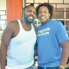  ?? J. ROTESTÁN ?? Vladimir Guerrero junto a su hijo Vladimir Guerrero Jr.