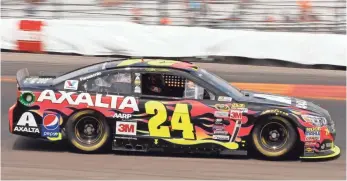  ?? TIMOTHY T. LUDWIG, USA TODAY SPORTS ?? Jeff Gordon, who fell two spots to 12th in the standings after finishing 42nd Sunday, says performanc­e has not been the problem so much as circumstan­ces beyond his team’s control.