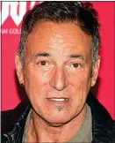  ??  ?? hotel bills: Bruce Springstee­n