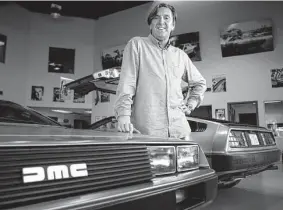  ?? Brett Coomer / Staff file photo ?? How Stephen Wynne, a board member of DeLorean Motors Reimagined, acquired the name and other remnants of DeLorean Motor Co. is a mystery.