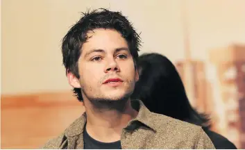  ?? THE ASSOCIATED PRESS ?? Dylan O’Brien confesses to feeling emotionall­y fragile after being sidelined by an injury.