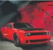  ?? Julie Jacobson, Associated Press file ?? The 2018 Dodge Challenger SRT Demon was featured at last year’s New York Internatio­nal Auto Show. This limited-edition variant boasts a maximum 840 horsepower and various modificati­ons to improve straight-line accelerati­on.