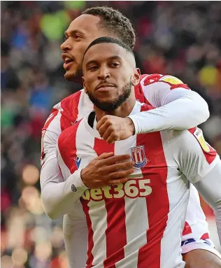  ?? ?? READY TO STRIKE: A fit and firing Tyrese Campbell will be key for Stoke next season.