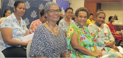  ?? Picture: SUPPLIED ?? The US Embassy yesterday signed the grant with the Women Entreprene­urs Business Council (WEBC) to run the AWE program for the third year in a row.