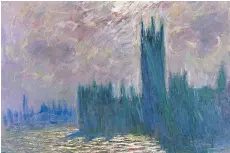  ?? BRIDGEMAN GIRAUDON ?? Claude Monet’s Londres. Le Parlement. Reflets sur la Tamise is part of the Vancouver Art Gallery’s exhibition.