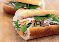  ?? 123RF ?? Banh mi, the traditiona­l Vietnamese pork roll, is worth the journey.