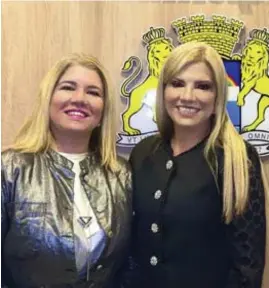  ?? ?? Juízas e irmãs Ana Claudia Brandão e Adriana Brandão de Barros Correia