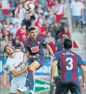  ?? FOTO: EFE ?? El Eibar buscará esta tarde en Ipurua lograr la segunda victoria consecutiv­a en Liga