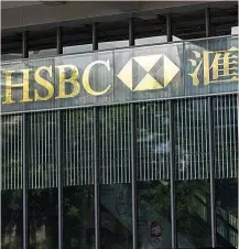  ?? ?? Sede de HSBC en China.