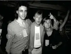  ??  ?? Bob Geldof backstage at Live Aid with Paul and Linda McCartney (Rex)