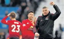  ?? Picture: BEN STANSALL / AFP ?? PUMPED UP: Ole Gunnar Solskjaer believes he has the inside take on Manchester United to take the team to great heights as their manager.