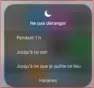  ??  ?? Via l’interface 3D Touch, on accède aux options de la fonction « Ne pas déranger ».