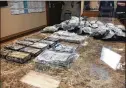  ??  ?? An estimated 9 kilos of fentanyl worth more than $3.6 million on the street and more than 100 pounds of marijuana was seized in Clark County.