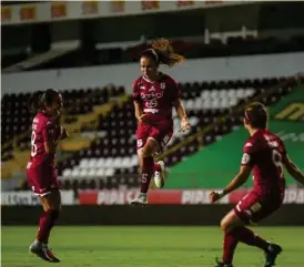  ?? SAPRISSA ?? Katherine Alvarado abrió el marcador con un golazo.