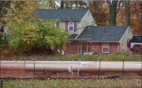  ?? PETE BANNAN - MEDIANEWS GROUP ?? Sections of the Mariner East 2 pipeline sit near Concord Avenue in Uwchlan in this file photo.