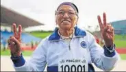  ?? AFP ?? Mann Kaur cut seven seconds on her own world record.