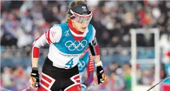  ?? BILD: SN/GEPA PICTURES ?? Teresa Stadlober will nach Platz sieben im Skiathlon am Donnerstag über zehn Kilometer voll angreifen.