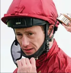  ?? GETTY IMAGES ?? Vow: jockey Murphy is out to clear his name