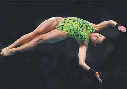  ?? FLIP OUT: Australian diver Melissa Wu will miss the Commonweal­th Games trials through injury. ??