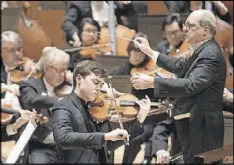  ?? JEFF ROFFMAN ?? Guest artist Benjamin Beilman performs Sibelius’ Violin Concerto with the Atlanta Symphony Orchestra.