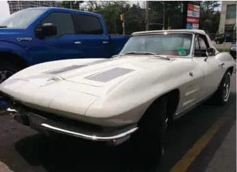  ??  ?? Marv Fedoriw has owned a slew of Corvettes over the years, but his 1963 convertibl­e Vette is his pride and joy.